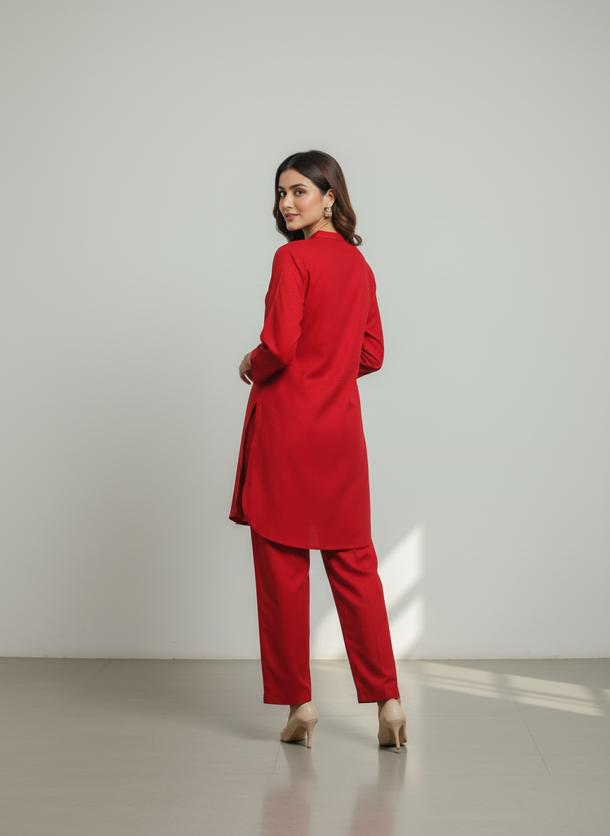 WJC015 Jacquard 2 Piece